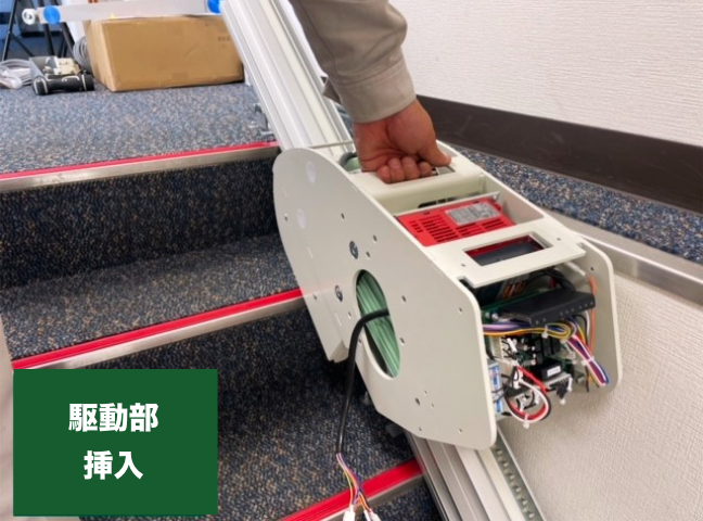 駆動部挿入