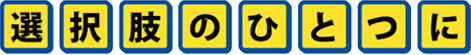 選択肢のひとつに