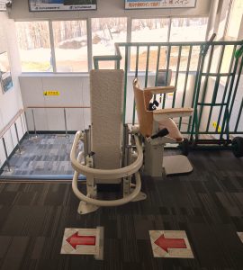 2階新機種・乗降場所（横）