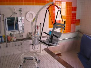 新製品と安楽キャリー（リフト時）