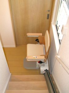 １階乗降位置と引戸