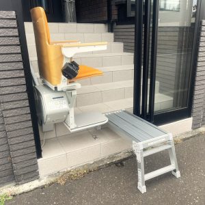 最下階乗降位置・足のせ台利用②