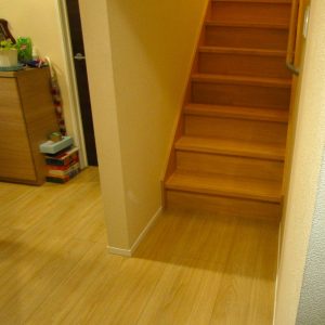 設置前・玄関前階段