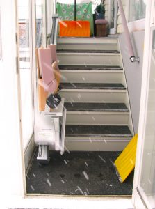 下階折畳み収納位置