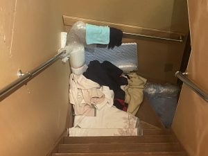 転落時のクッション設置