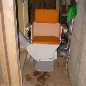 車庫内乗降場所