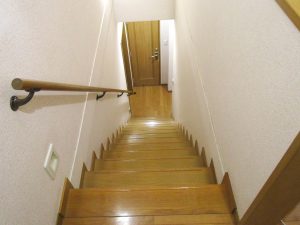 設置前・階段全体