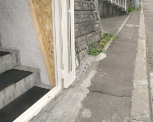 傾斜地の様子
